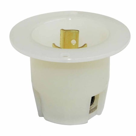 Superior Electric Locking Plug, L6-15P, 15 A, 250V AC, 2 Pole, White YGF175